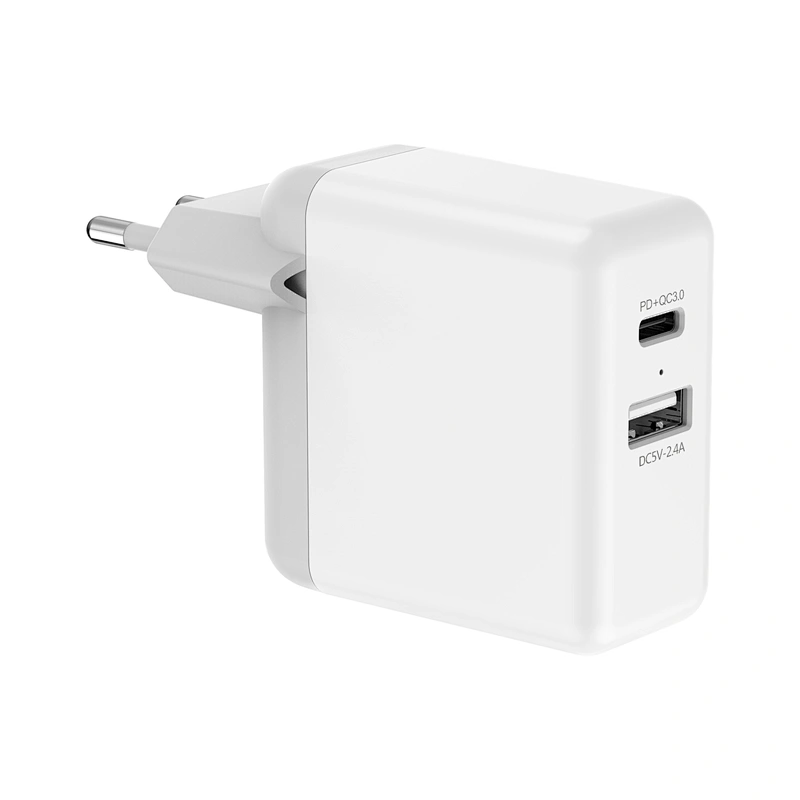 30W USB-C PD Charger (with extra USB port)