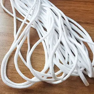3mm,5mm elastic cord elastic string mask rope elastic cord mask ear loop medical face mask string mask rope elastic cord mask ear loop medical face mask string