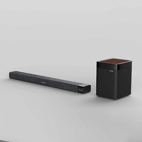 High power 80W  2.1 TV soundbar with Fabric design for home theater