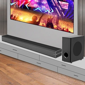 SuperPower 120W  soundbar  with 2.1 channel Subwoofer for Home Theater System
