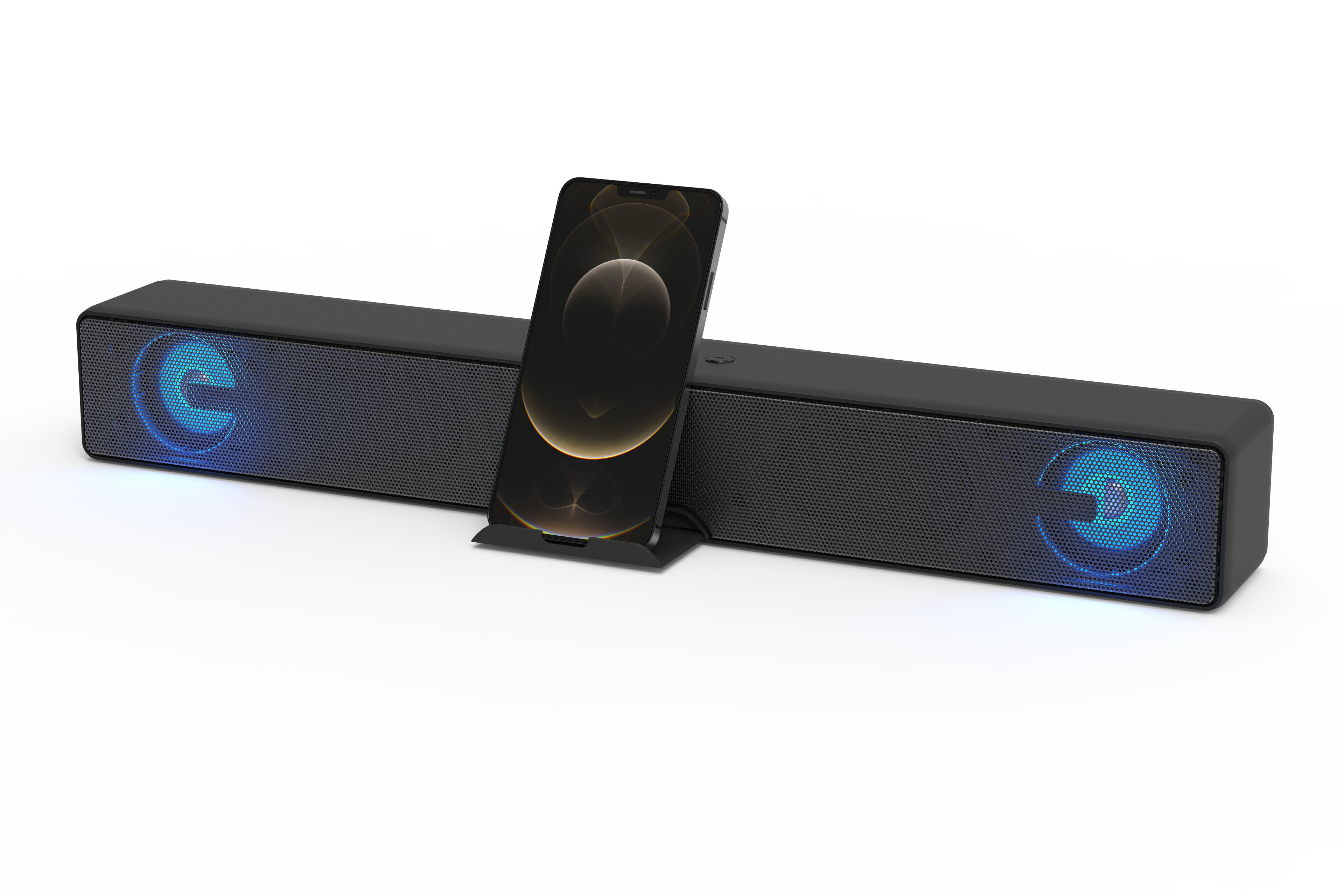 10W mini  RGB soundbar with phone holder