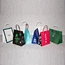 (BLF-PB415)Green paper bag for one color krafr paper