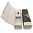 customized good quality foldable paper single bottle wine box elegant paper box folding