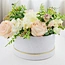customized hot sale flower round plain hat boxes