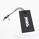Custom hang tags with logo design garment wig hang tags for clothing tags and labels