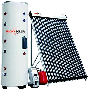 Seperated pressure bearing type double coil tank system