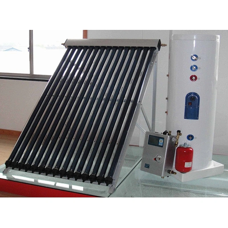 Seperated pressure bearing type double coil tank system