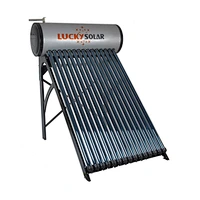 Integrated pressurized solar water heater