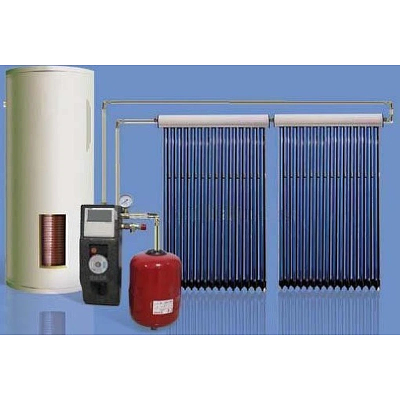 Seperated pressure bearing type single copper coil tank system