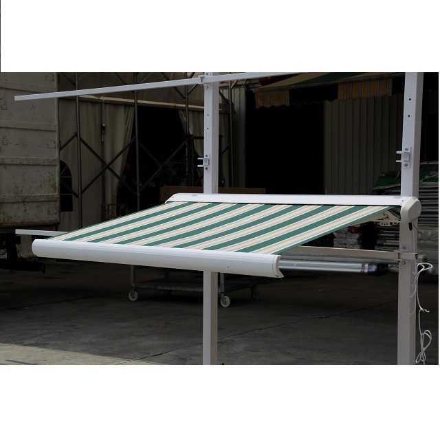 High Quality Remote Control Full Cassette Retractable Folding Arm Awning