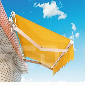 Aluminum Commercial Manual Folding Arm Canopy Awning
