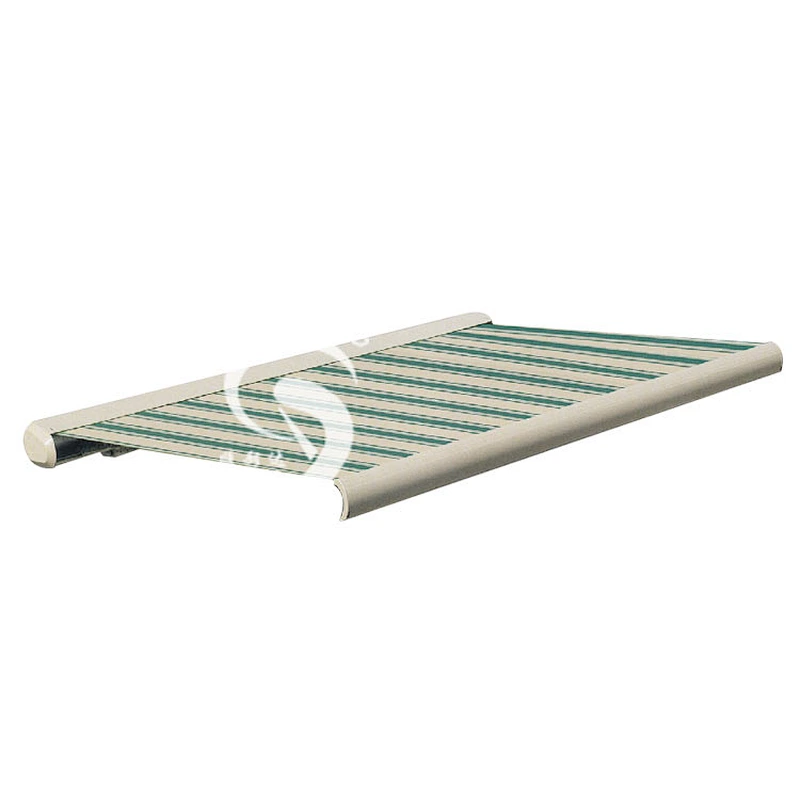 High Quality Remote Control Full Cassette Retractable Folding Arm Awning