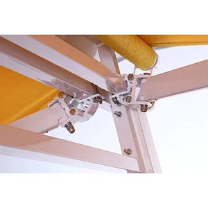 Polyester Or Acrylic Fabric Motorized Aluminum Free Standing Retractable Double Sided Awning