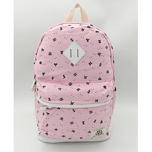 Canvas school Girl backpack printing