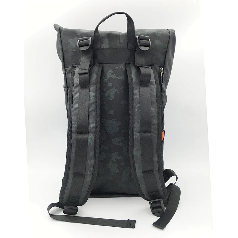 Roll  top backpack with buckle