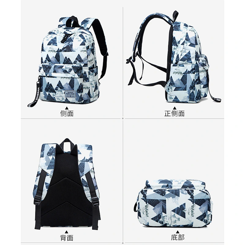 Light weight Leisure printed backpack bag