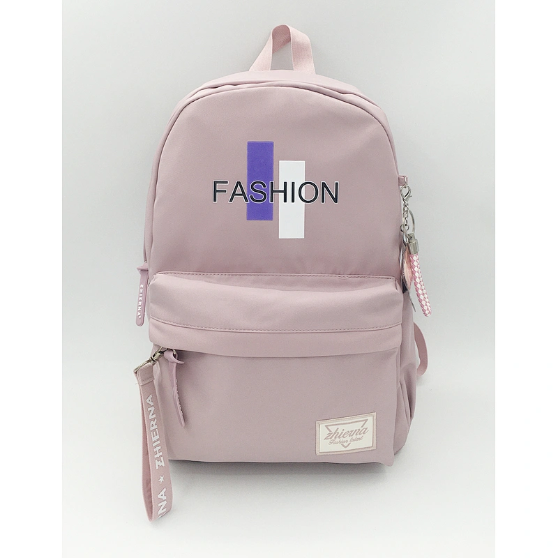 light weight 600D printed school backpack