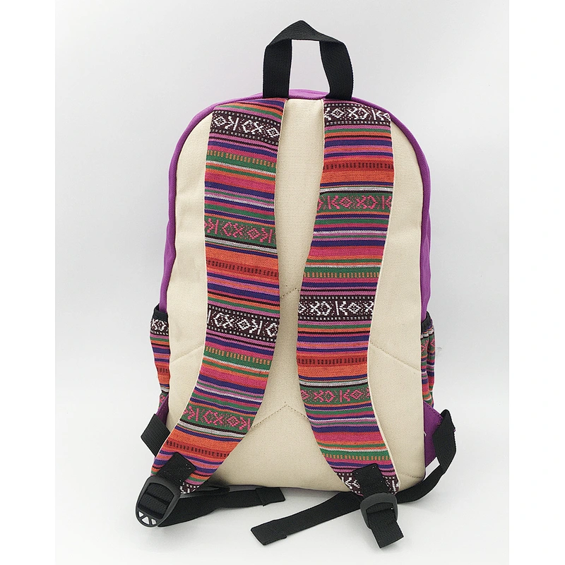18 inch Cotton canvas school backpack