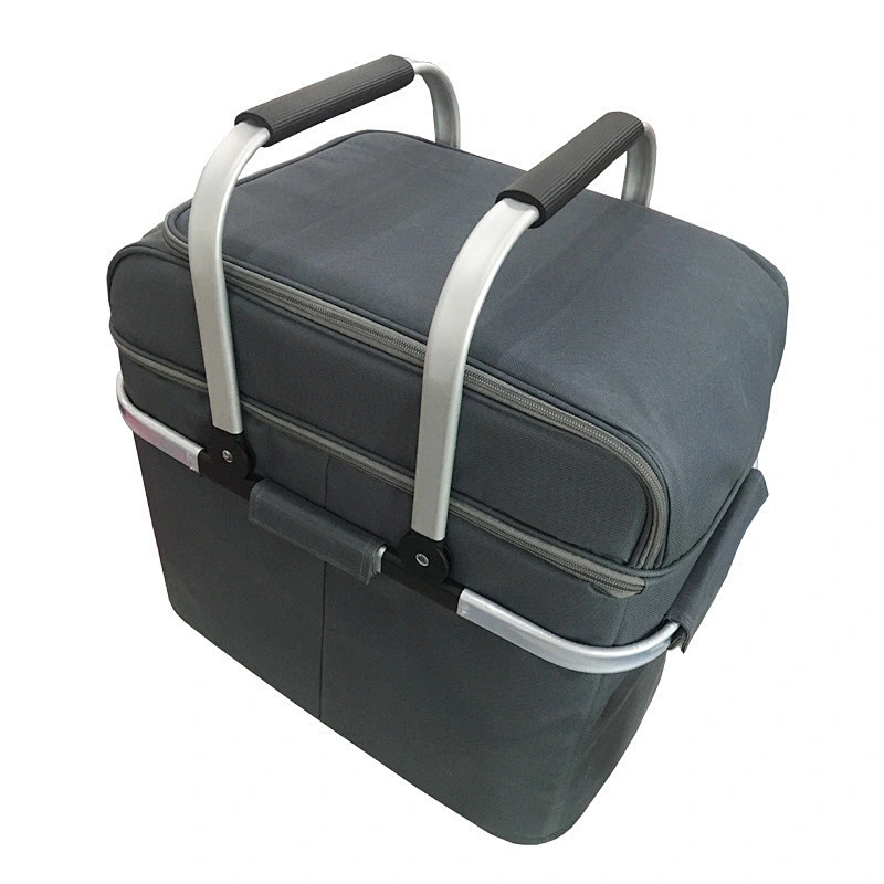 Fold fabric Shopping basket outdoor picnic basket