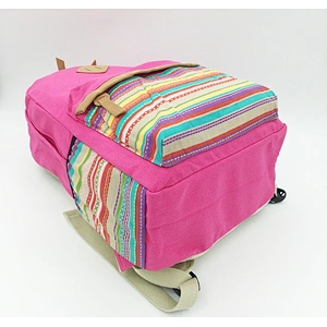 Cotton canvas school backpack