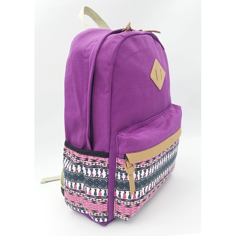 Cotton canvas school bag