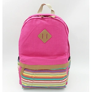 Cotton canvas school backpack