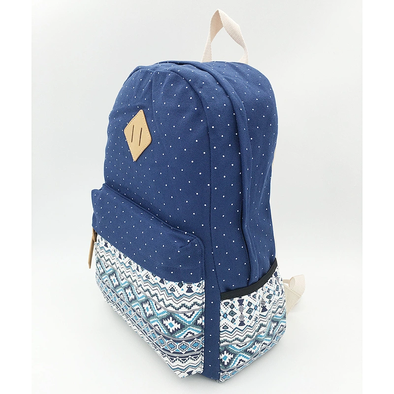 Cotton canvas school bag