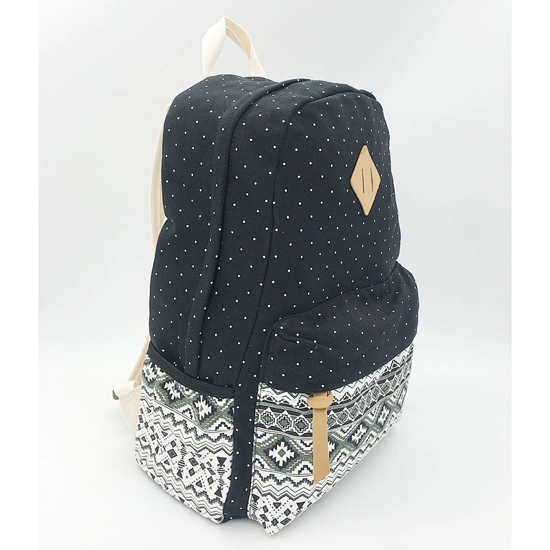 Cotton Canvas school backpack