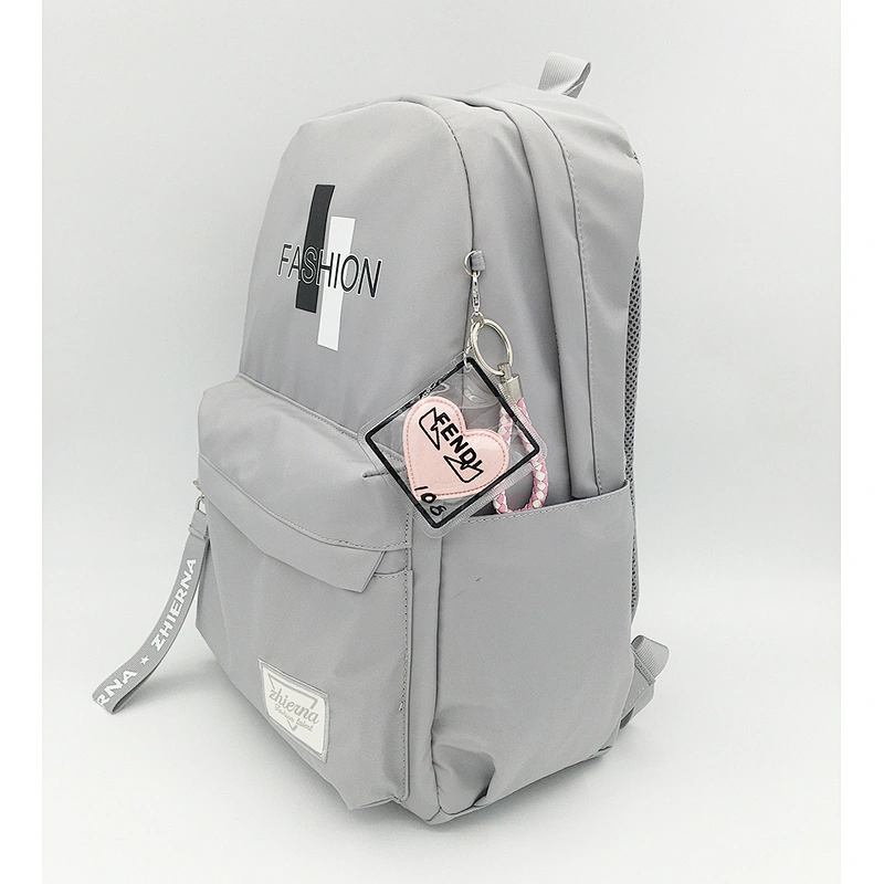 light weight 600D printed school backpack