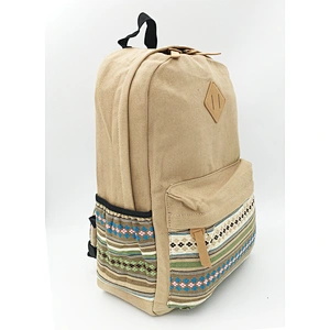 Cotton canvas backpack