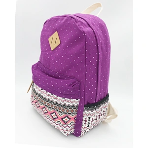 Cotton Canvas school backpack