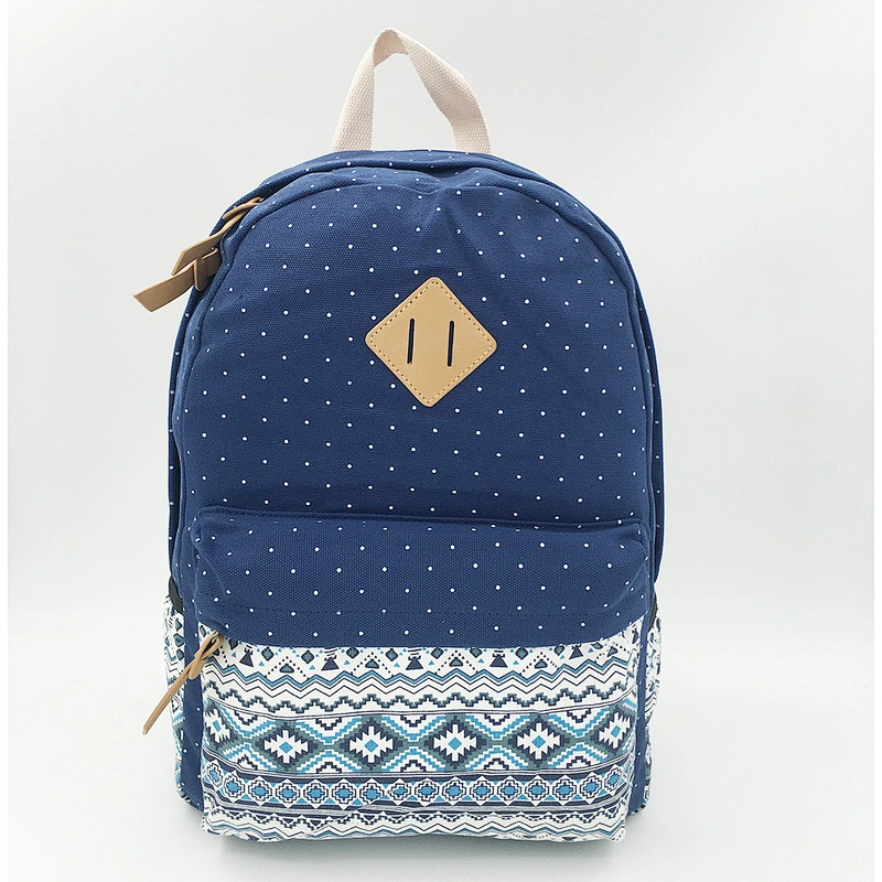 Cotton canvas school bag