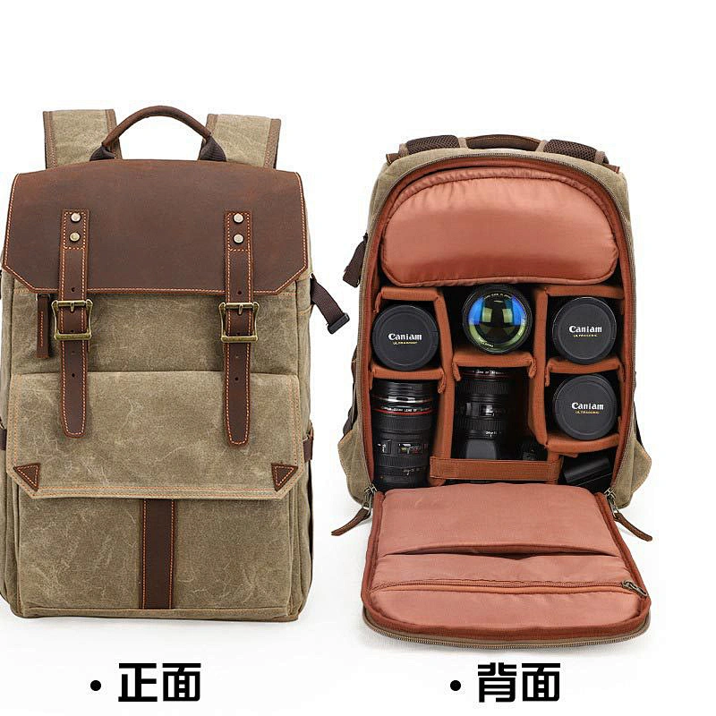 Canvas Camera backpack