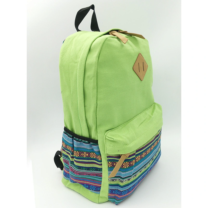 Cotton canvas school bag