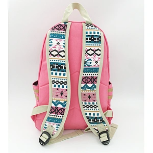 Cotton canvas Lady school bag