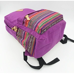 18 inch Cotton canvas school backpack
