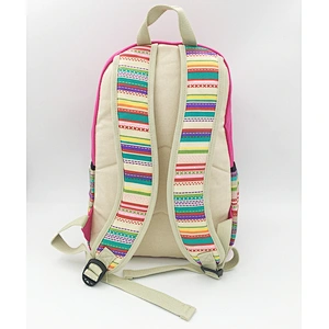 Cotton canvas school backpack