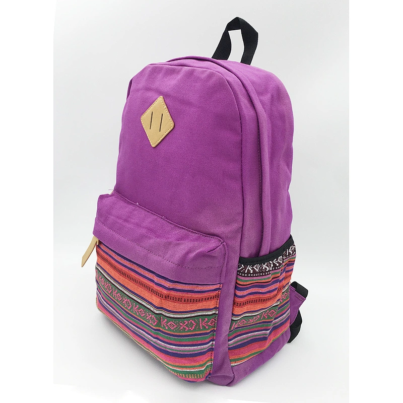18 inch Cotton canvas school backpack