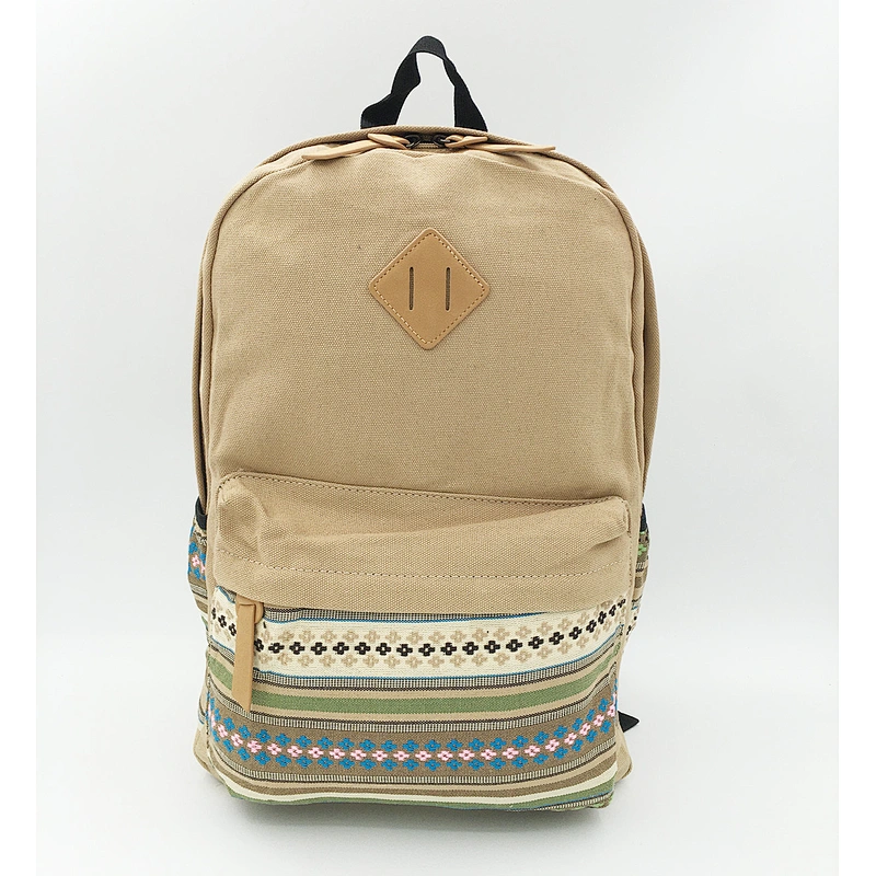 Cotton canvas backpack