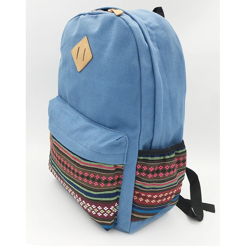 Cotton canvas backpack