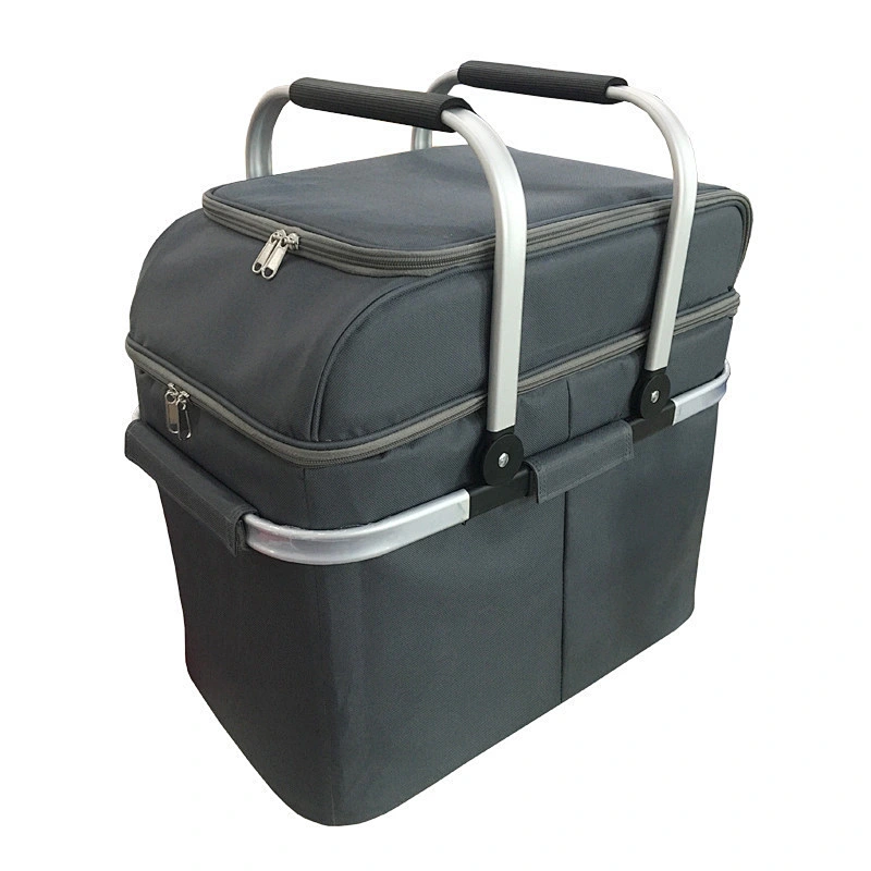 Fold fabric Shopping basket outdoor picnic basket