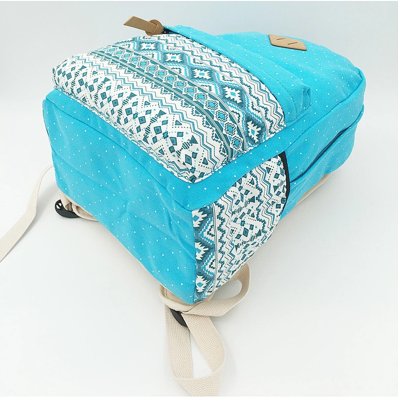 Cotton Canvas school backpack