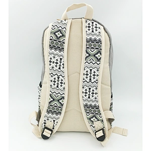 Cotton canvas school backpack
