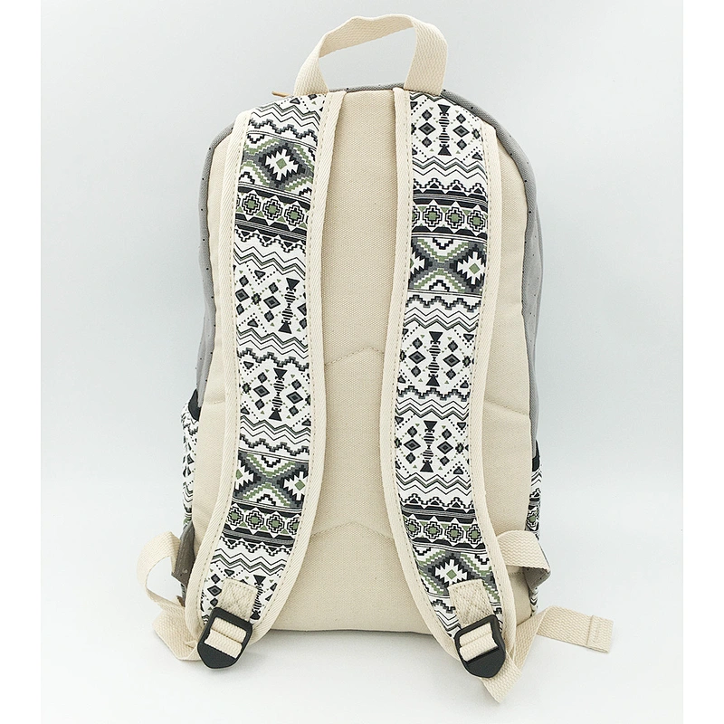 Cotton canvas school backpack