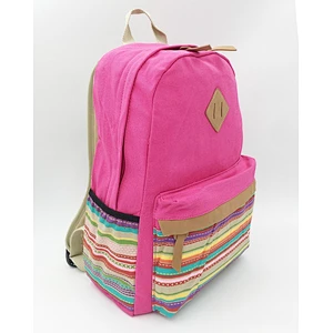 Cotton canvas school backpack