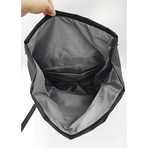 Roll  top backpack with buckle