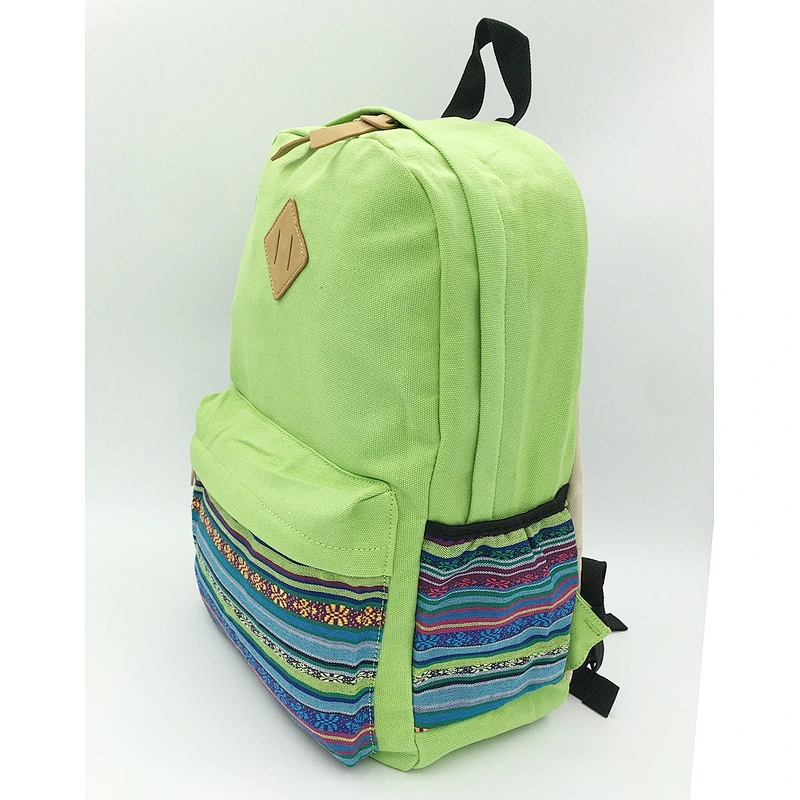 Cotton canvas school bag