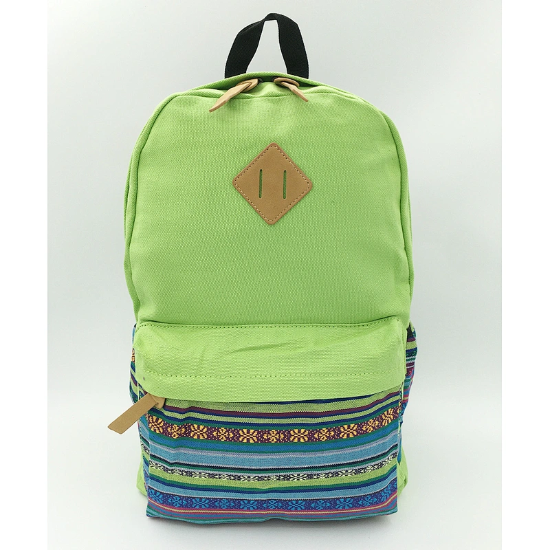 Cotton canvas school bag