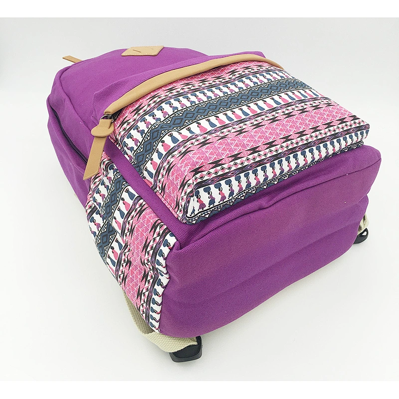 Cotton canvas school bag