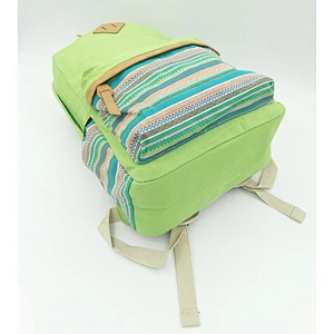 Cotton canvas school backpack bag